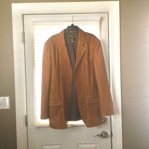 Leather Sport Jacket Mens